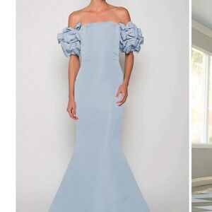 The stunning Alexis Marie Cornelia Silk Faille Mermaid Gown